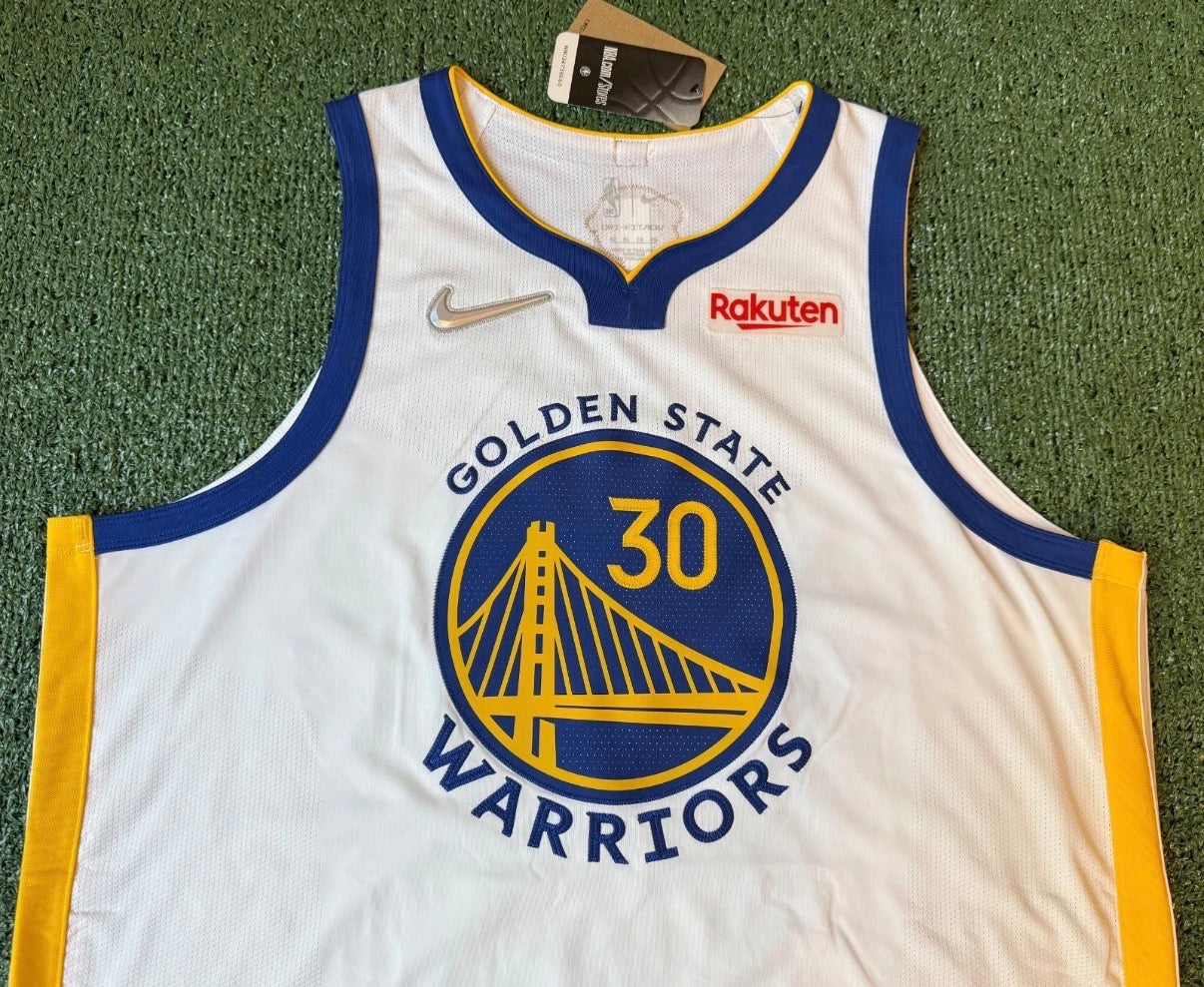 Steph Curry Golden State Warriors Jersey #30 Nike ADV Authentic White Size 52 (XL) NBA