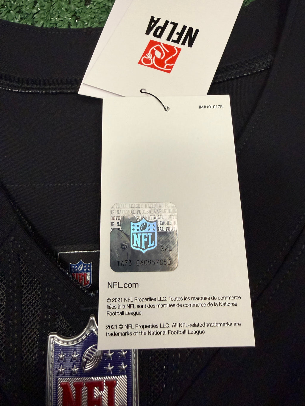 Jayden Daniels Washington Commanders Jersey #5 Nike Vapor Fuse Elite Black Size 40 (M) NFL