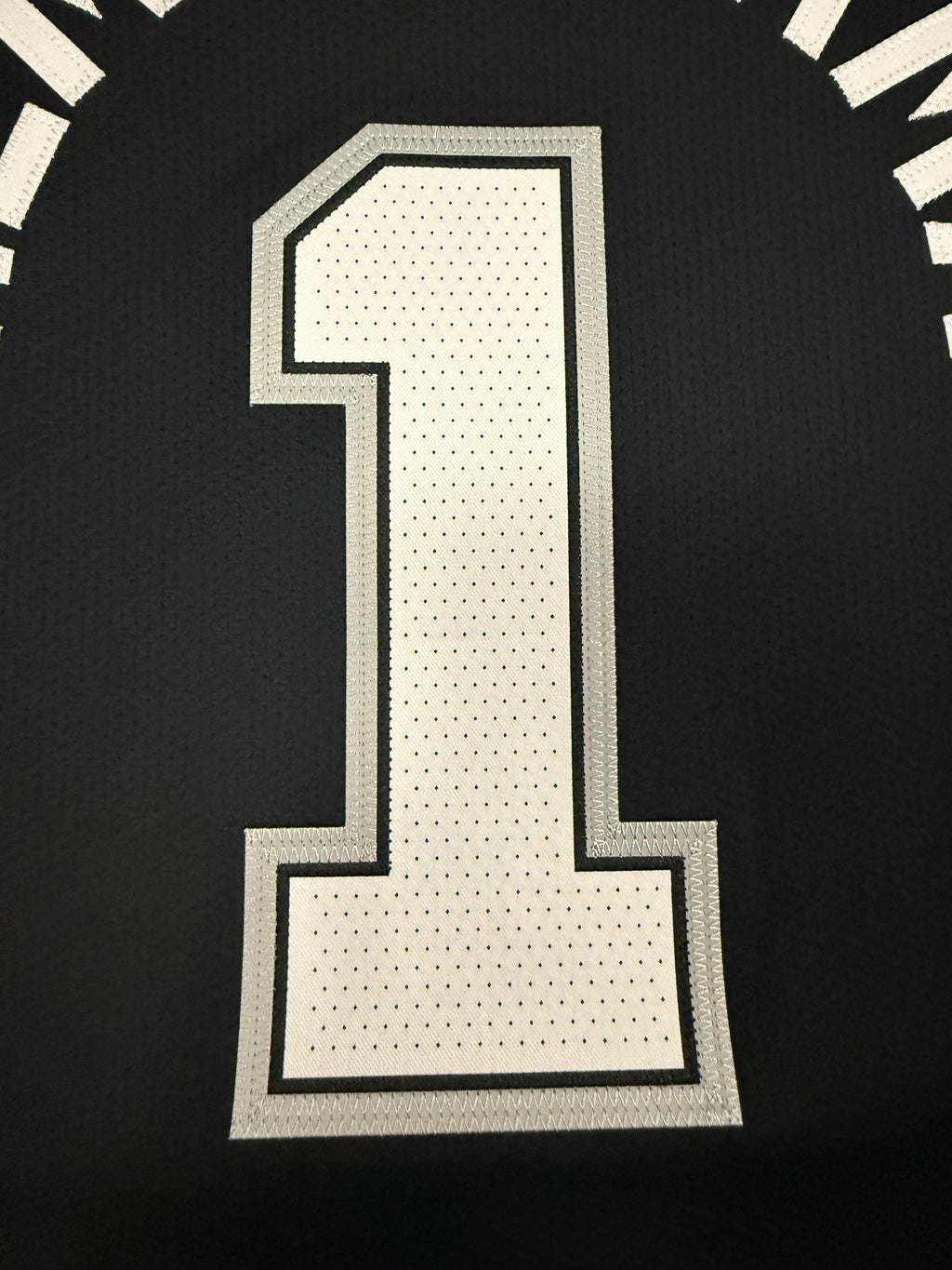 Victor Wembanyama San Antonio Spurs Jersey #1 Nike ADV Authentic Black Size 44 (M) NBA
