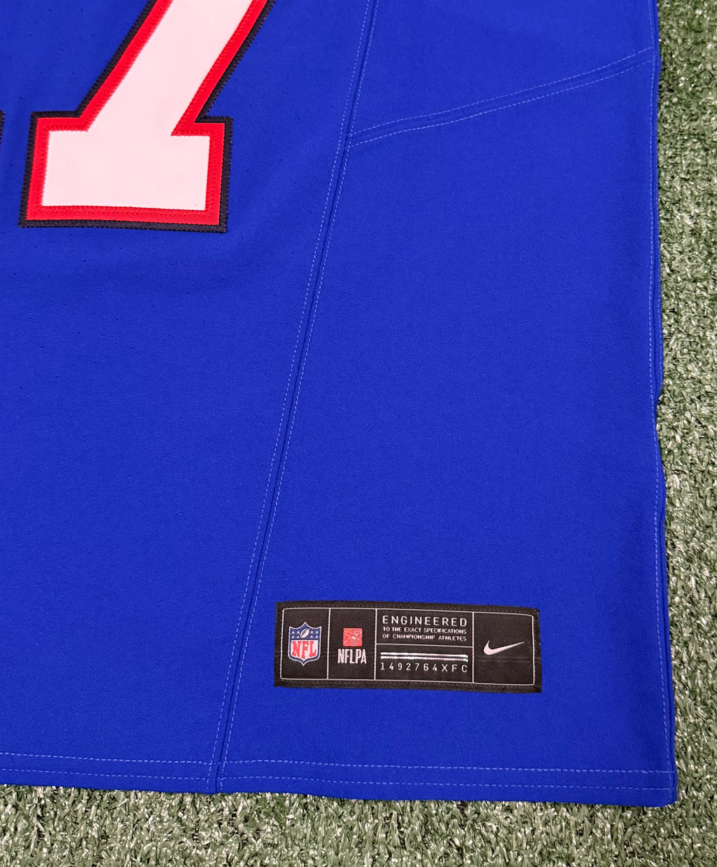 Josh Allen Buffalo Bills Jersey #17 Nike Vapor Fuse Elite Blue Size 40 (M) NFL