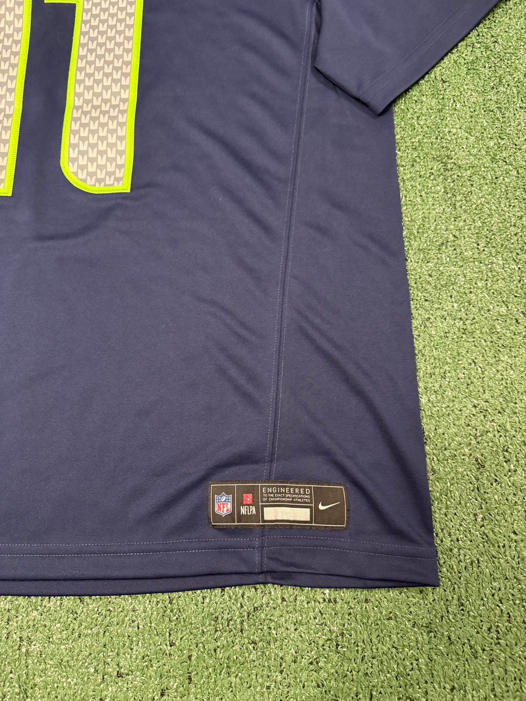 Jaxon Smith-Njigba Seattle Seahawks Jersey #11 Nike Vapor FUSE Limited Navy Size (XL) NFL