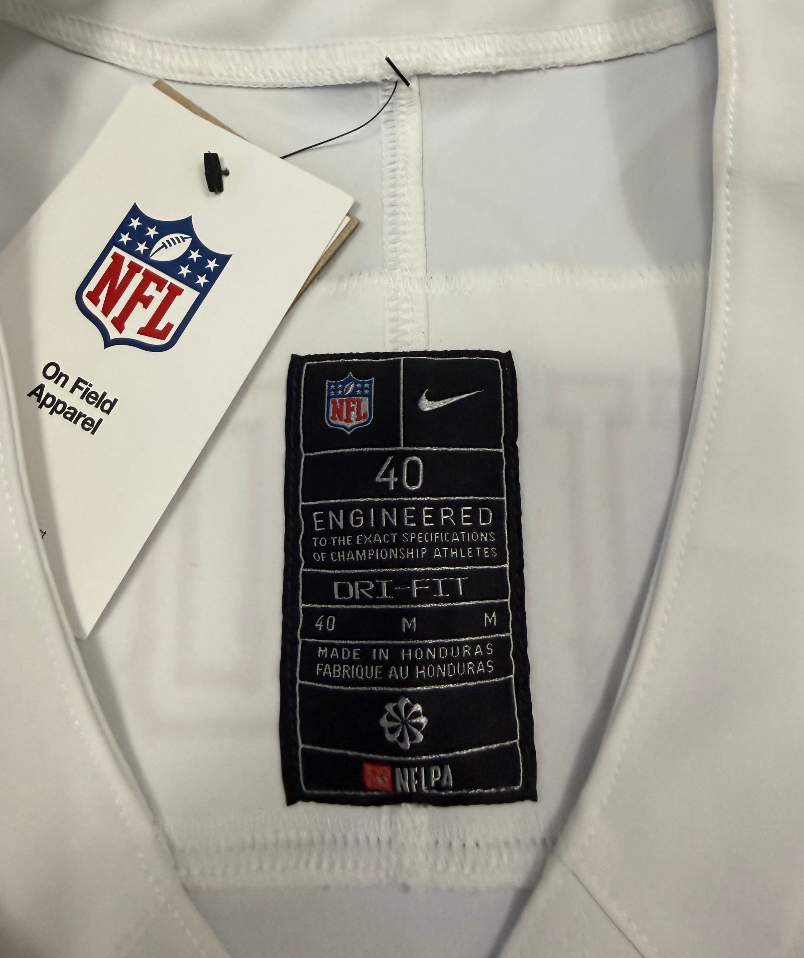 Brock Purdy San Francisco 49ers Jersey #13 Nike Vapor FUSE Elite White Size 40 (Medium) NFL