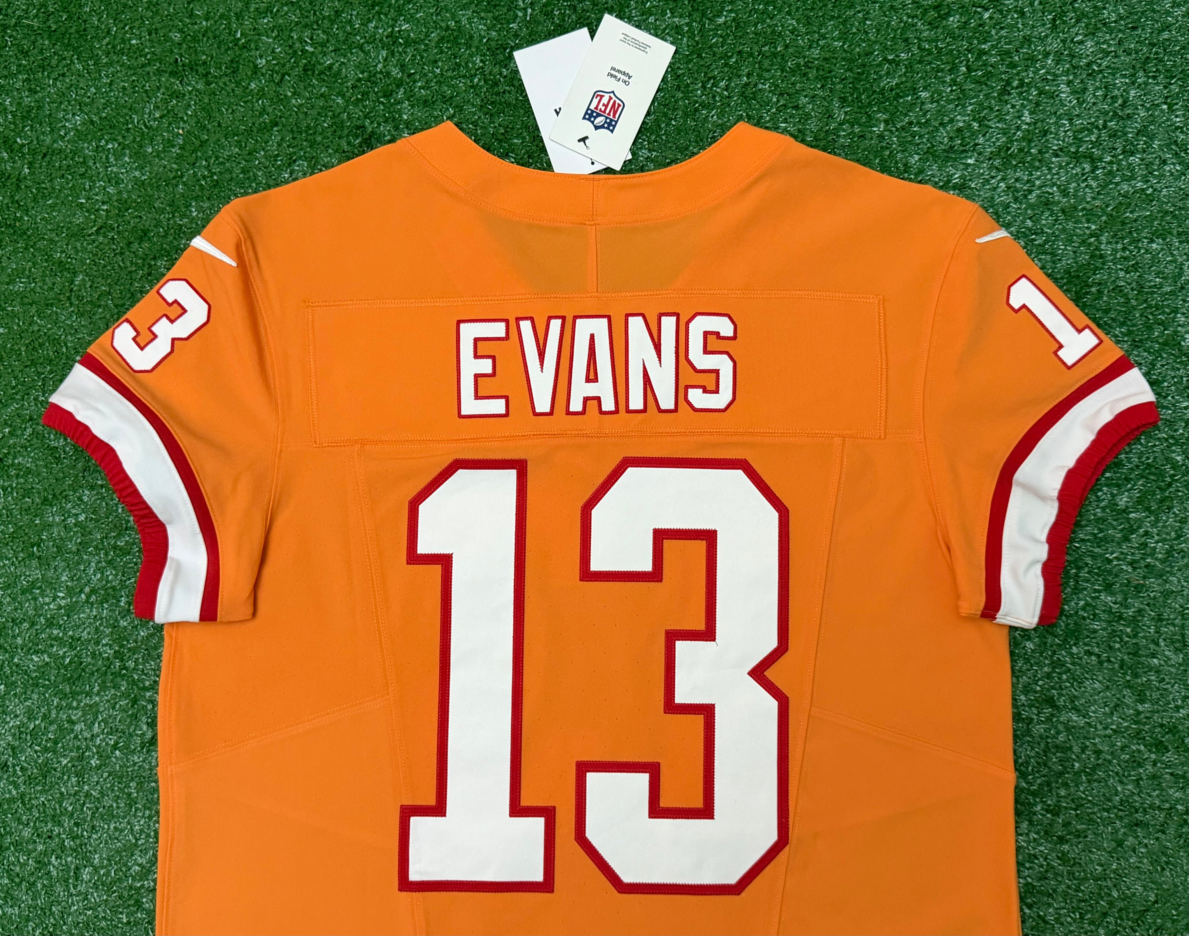 Mike Evans Tampa Bay Buccaneers Jersey #13 Nike Vapor FUSE Elite Orange Creamsicle Size 44 (Large) NFL