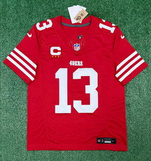 Brock Purdy San Francisco 49ers Jersey #13 Nike Vapor Fuse Limited Stitched Red Size (Medium) NFL