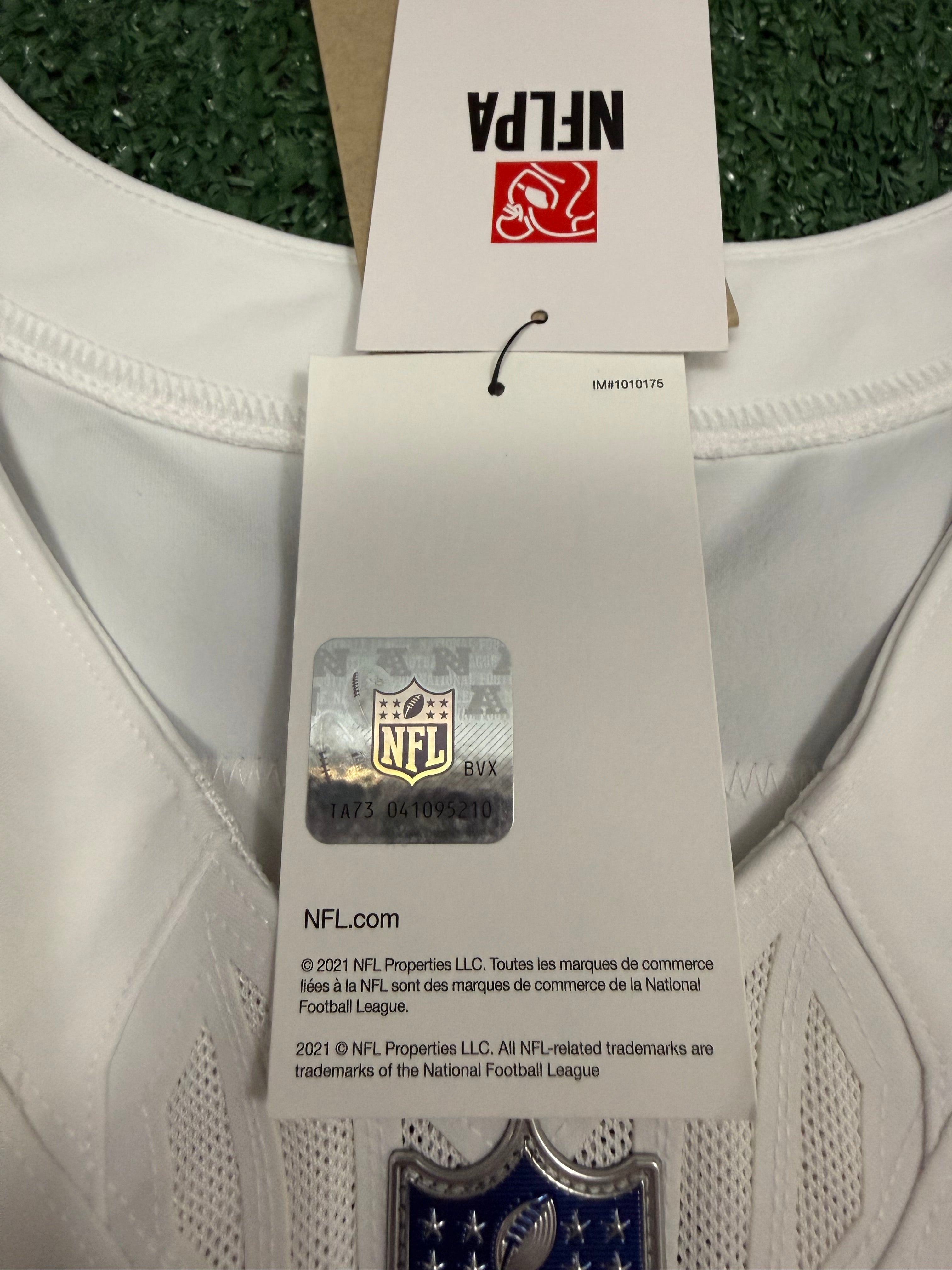 Brock Purdy San Francisco 49ers Jersey #13 Nike Vapor FUSE Elite White Size 44 (Large) NFL