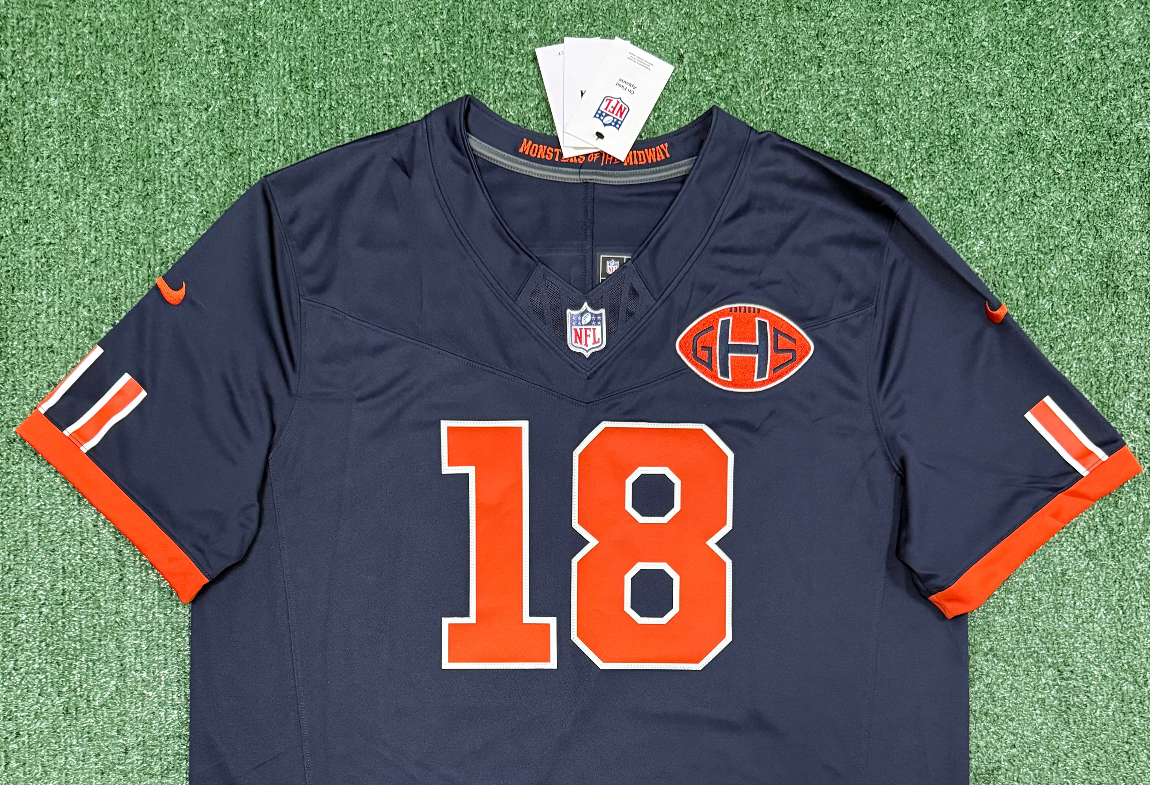 Caleb Williams Chicago Bears Jersey #18 Nike FUSE Rivalry Navy Size (XL) NFL