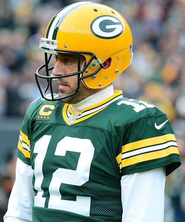 Aaron Rodgers Green Bay Packers Jersey #12 Nike Vapor Elite Green Size 40 (Medium) NFL