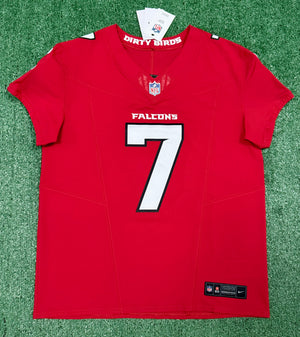 Bijan Robinson Atlanta Falcons Jersey #7 Nike Vapor FUSE Elite Red Size 44 (Large) NFL