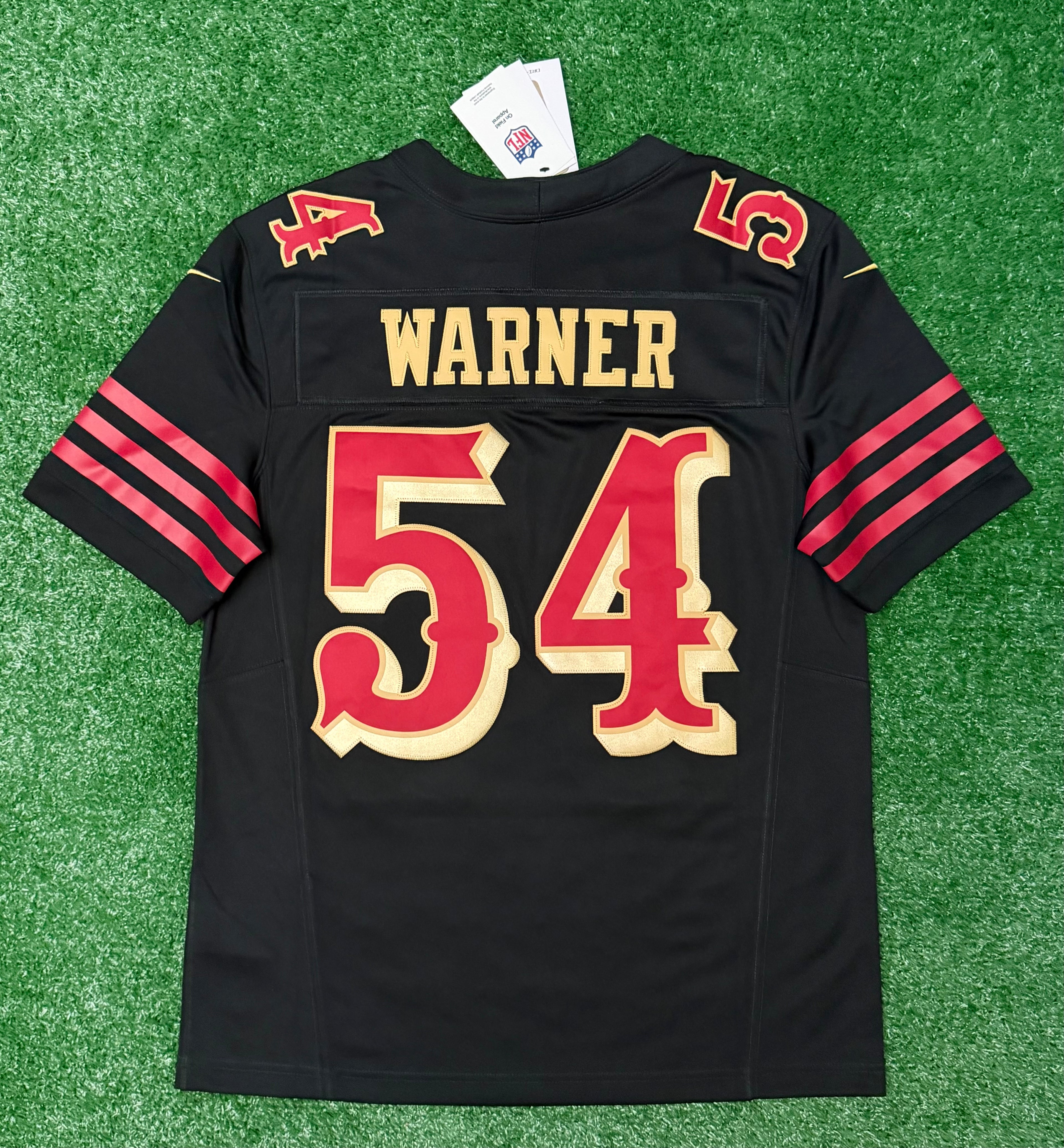 Fred Warner San Francisco 49ers Jersey #54 Nike FUSE Rivalry Black  Size (Medium) NFL