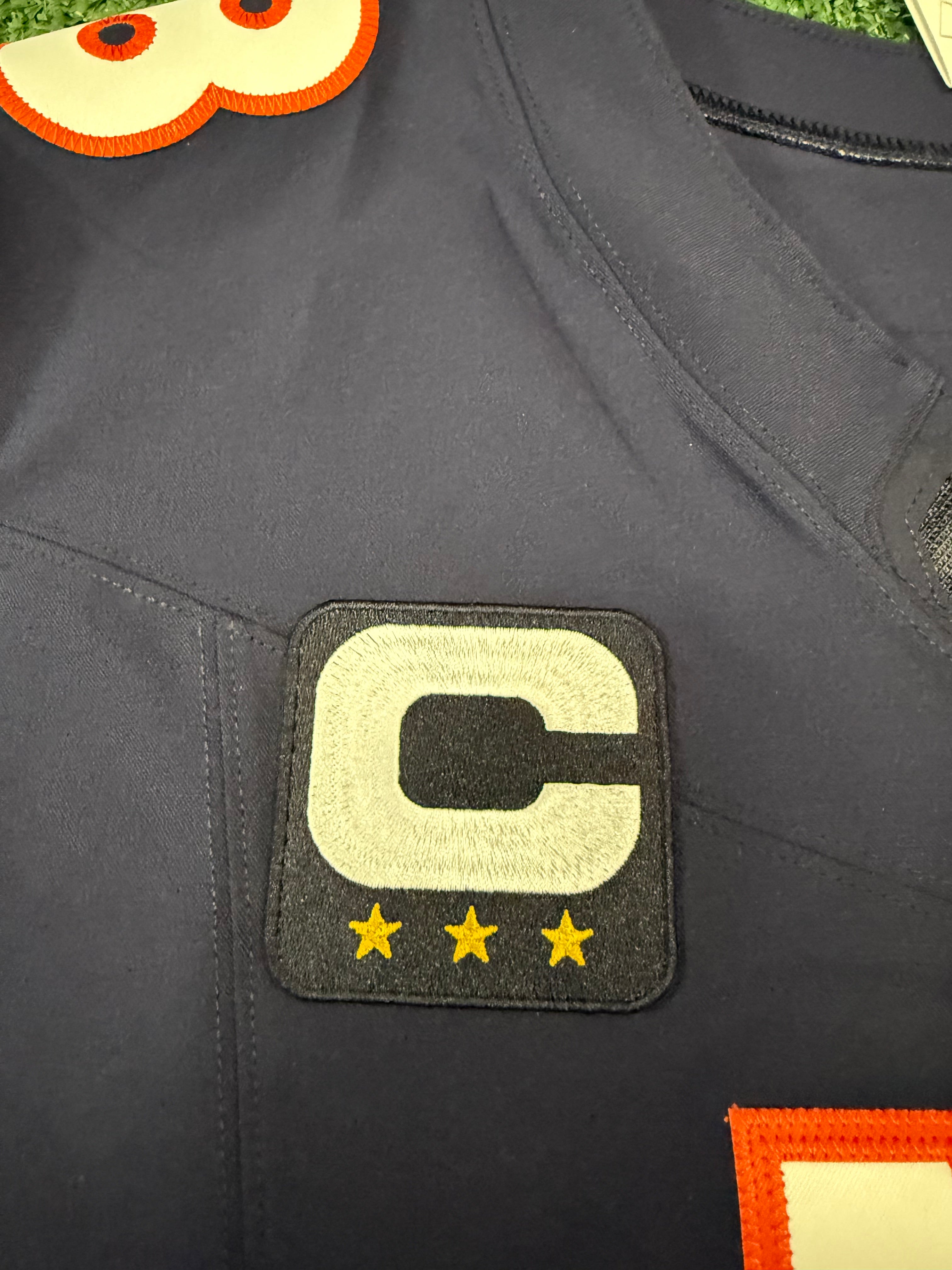 Caleb Williams Chicago Bears Jersey #18 Nike Vapor FUSE Elite Navy Size 44 (Large) NFL