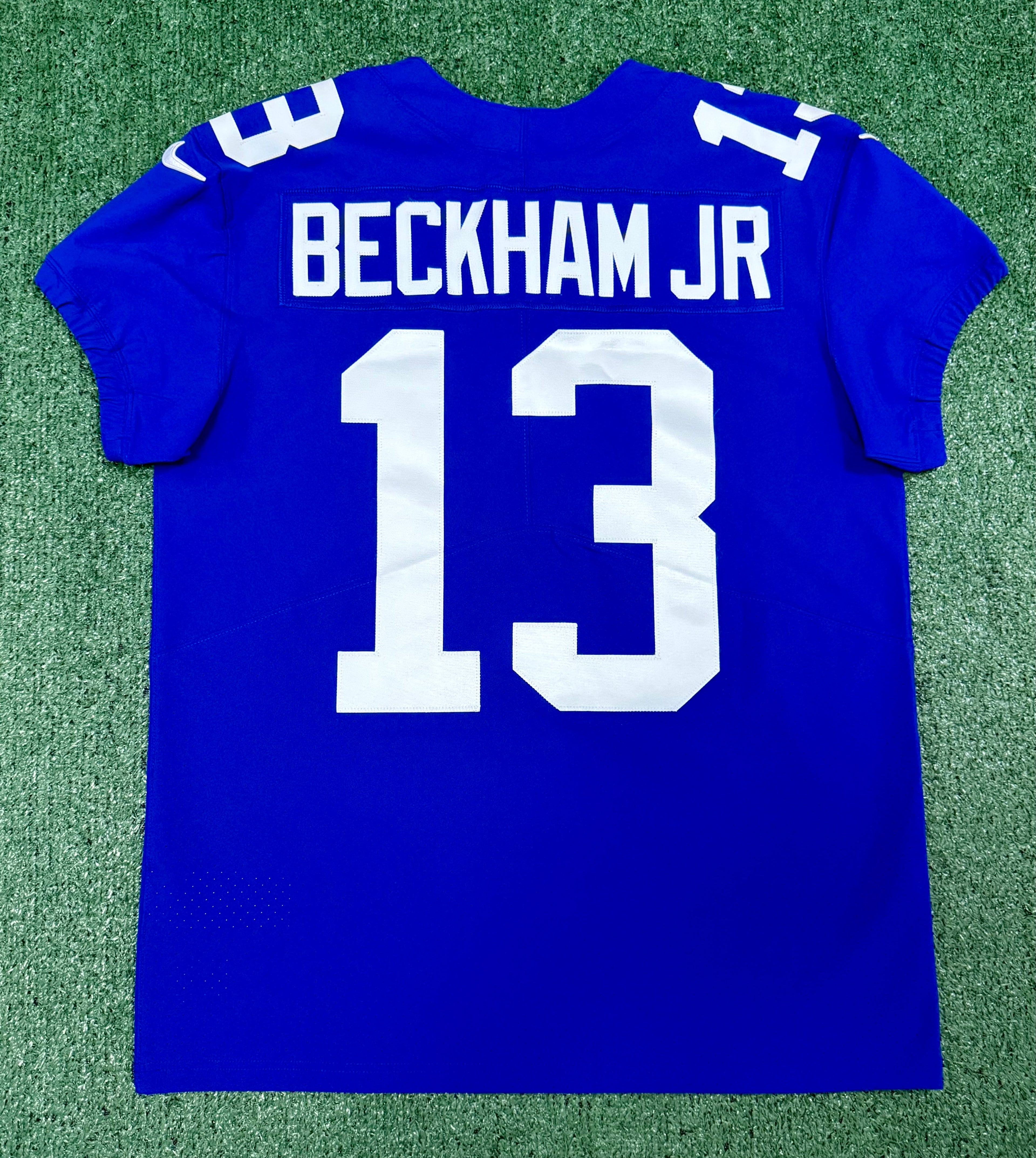 Odell Beckham Jr New York Giants Jersey #13 Nike Vapor Elite Blue Size 44 (Large) NFL