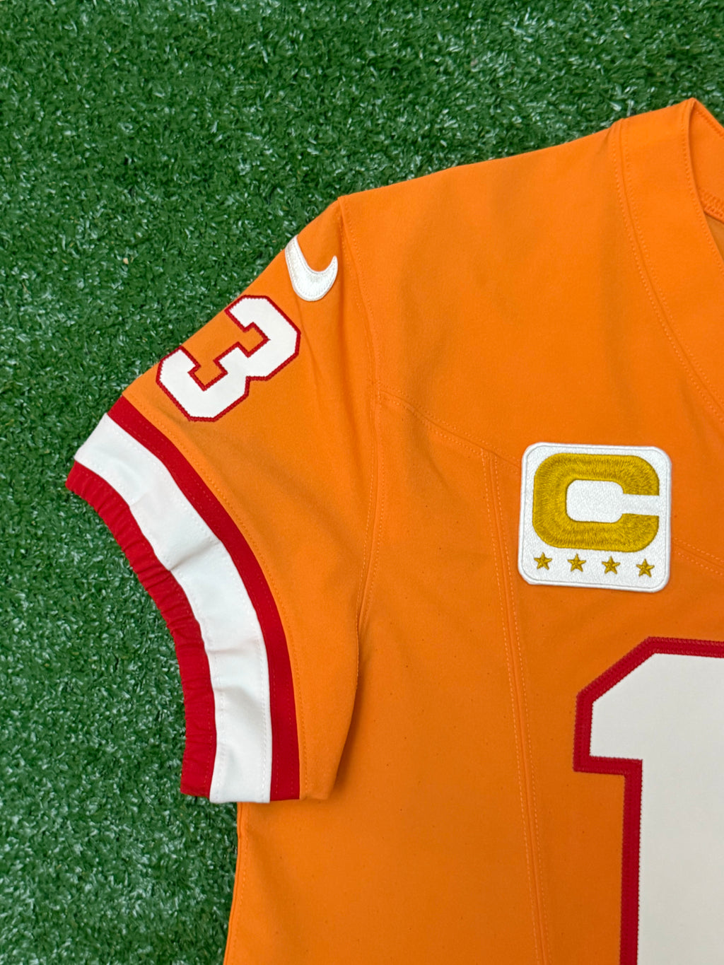 Mike Evans Tampa Bay Buccaneers Jersey #13 Nike Vapor FUSE Elite Orange Creamsicle Size 44 (Large) NFL