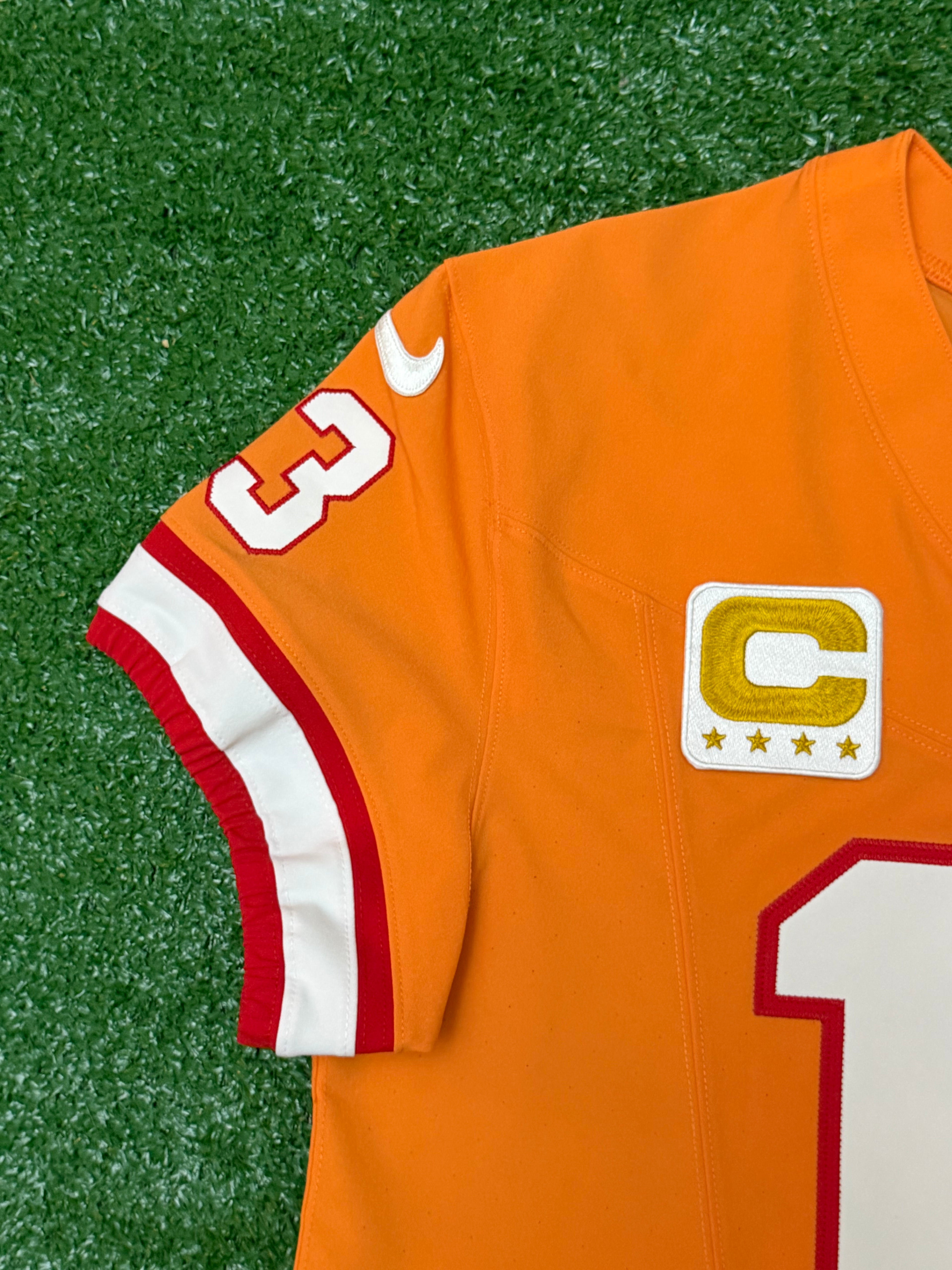 Mike Evans Tampa Bay Buccaneers Jersey #13 Nike Vapor FUSE Elite Orange Creamsicle Size 44 (Large) NFL