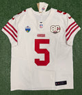Mike Evans San Francisco 49ers Jersey #5 Nike Vapor FUSE Elite White Size 44 (Large) NFL