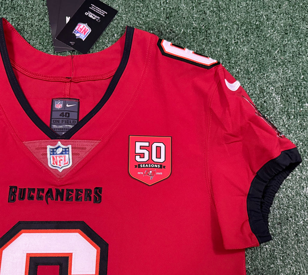 Baker Mayfield Tampa Bay Buccaneers Jersey #6 Nike Vapor Elite Red size 40 (Medium) NFL