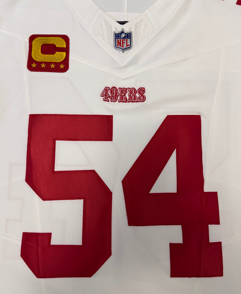 Fred Warner San Francisco 49ers
Jersey #54 Nike Vapor FUSE Elite White Size 48 (XL) NFL