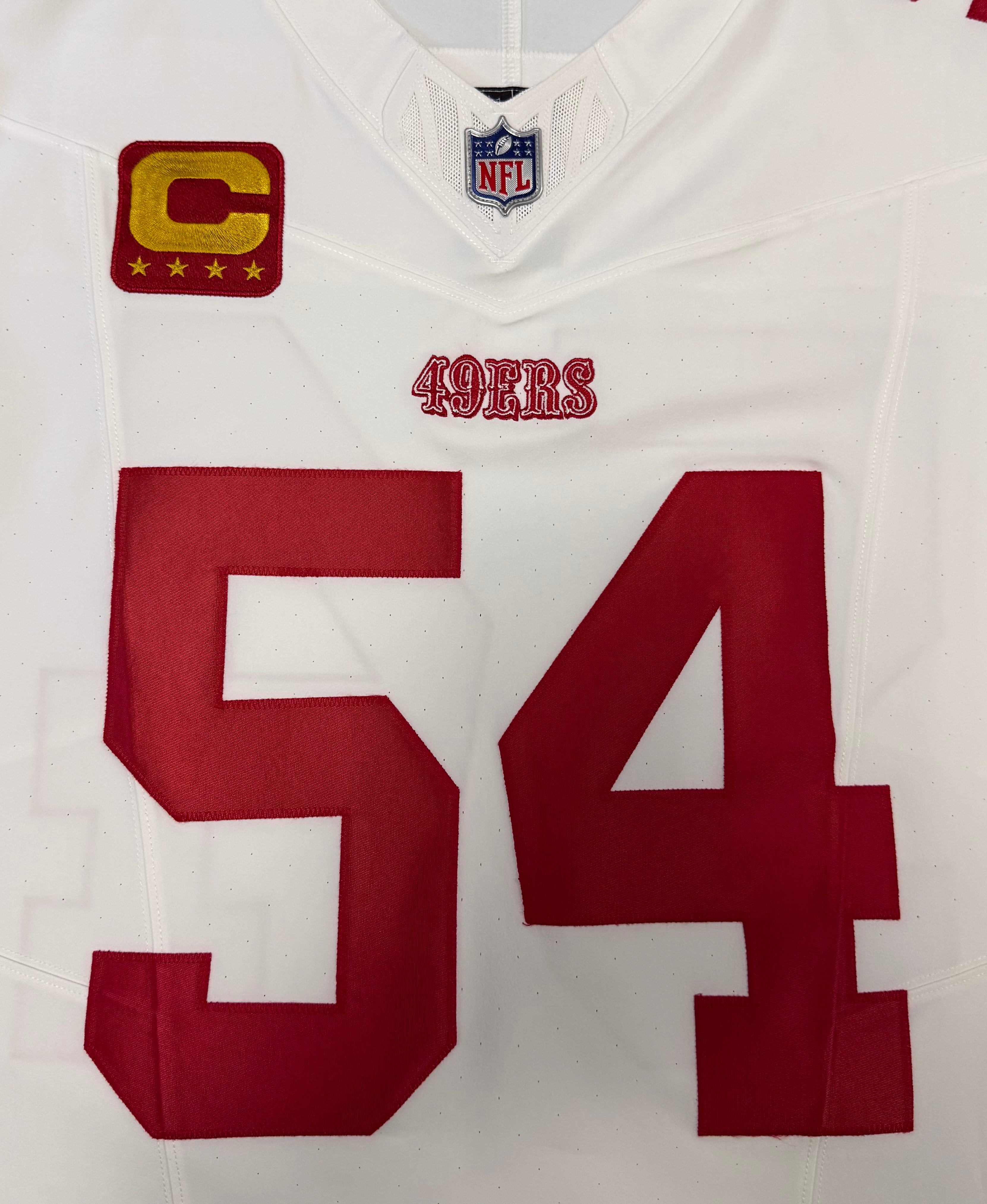 Fred Warner San Francisco 49ers
Jersey #54 Nike Vapor FUSE Elite White Size 48 (XL) NFL