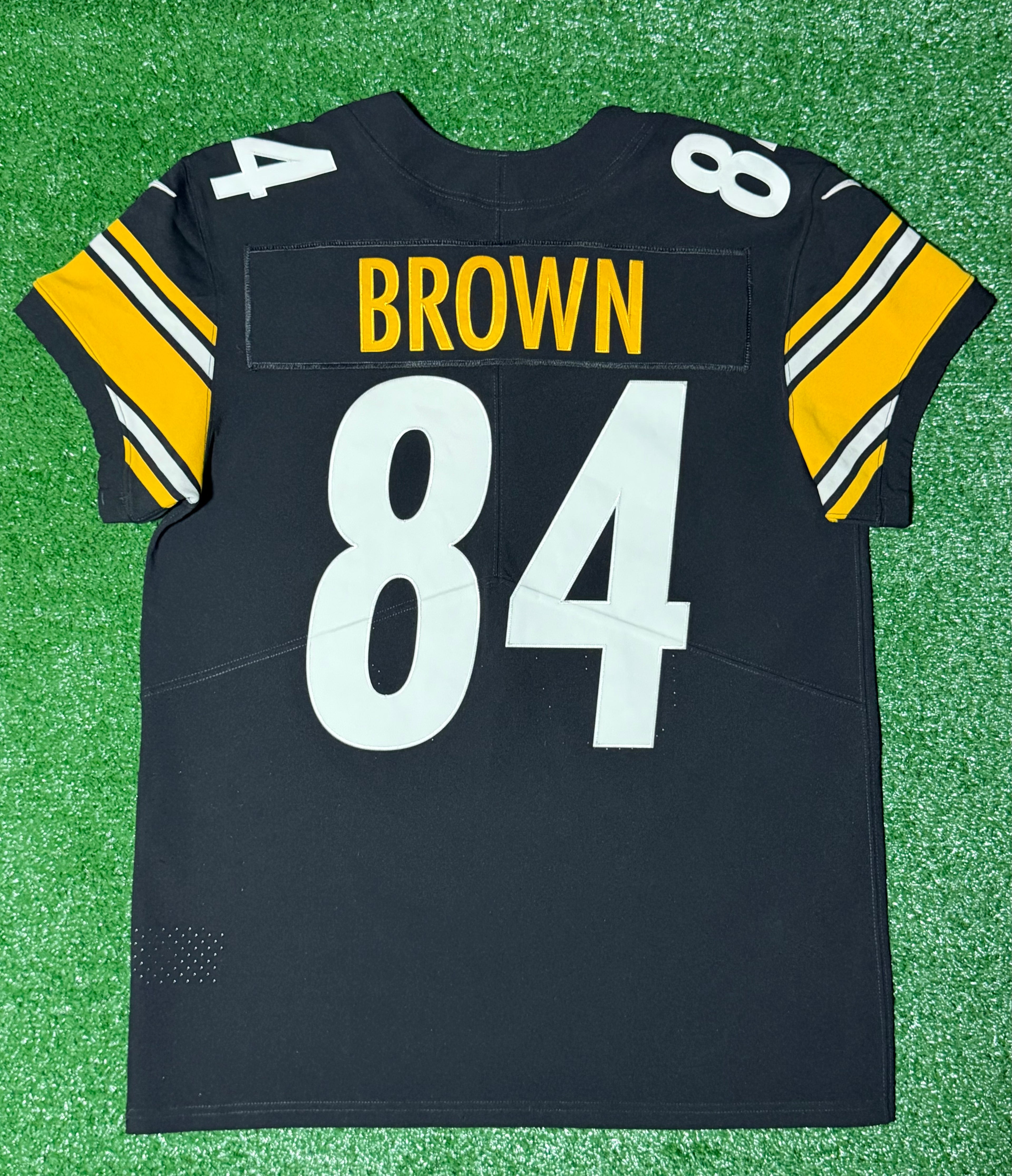 Antonio Brown Pittsburgh Steelers Jersey #84 Nike Vapor Elite Black Size 44 (Large) NFL