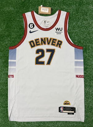 Jamal Murray Denver Nuggets Jersey #27 Nike ADV Authentic Gray Size 48 (L) NBA