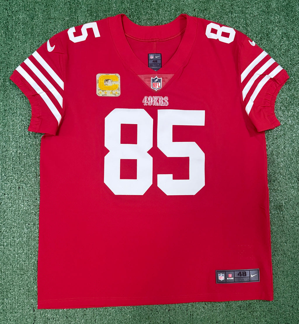 George Kittle San Francisco 49ers  Jersey #85 Nike Vapor Elite Red Size 48 (XL) NFL