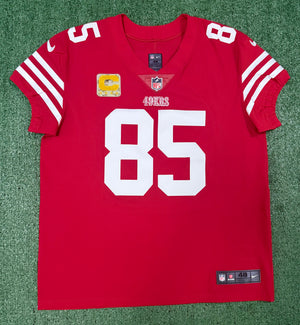 George Kittle San Francisco 49ers  Jersey #85 Nike Vapor Elite Red Size 48 (XL) NFL