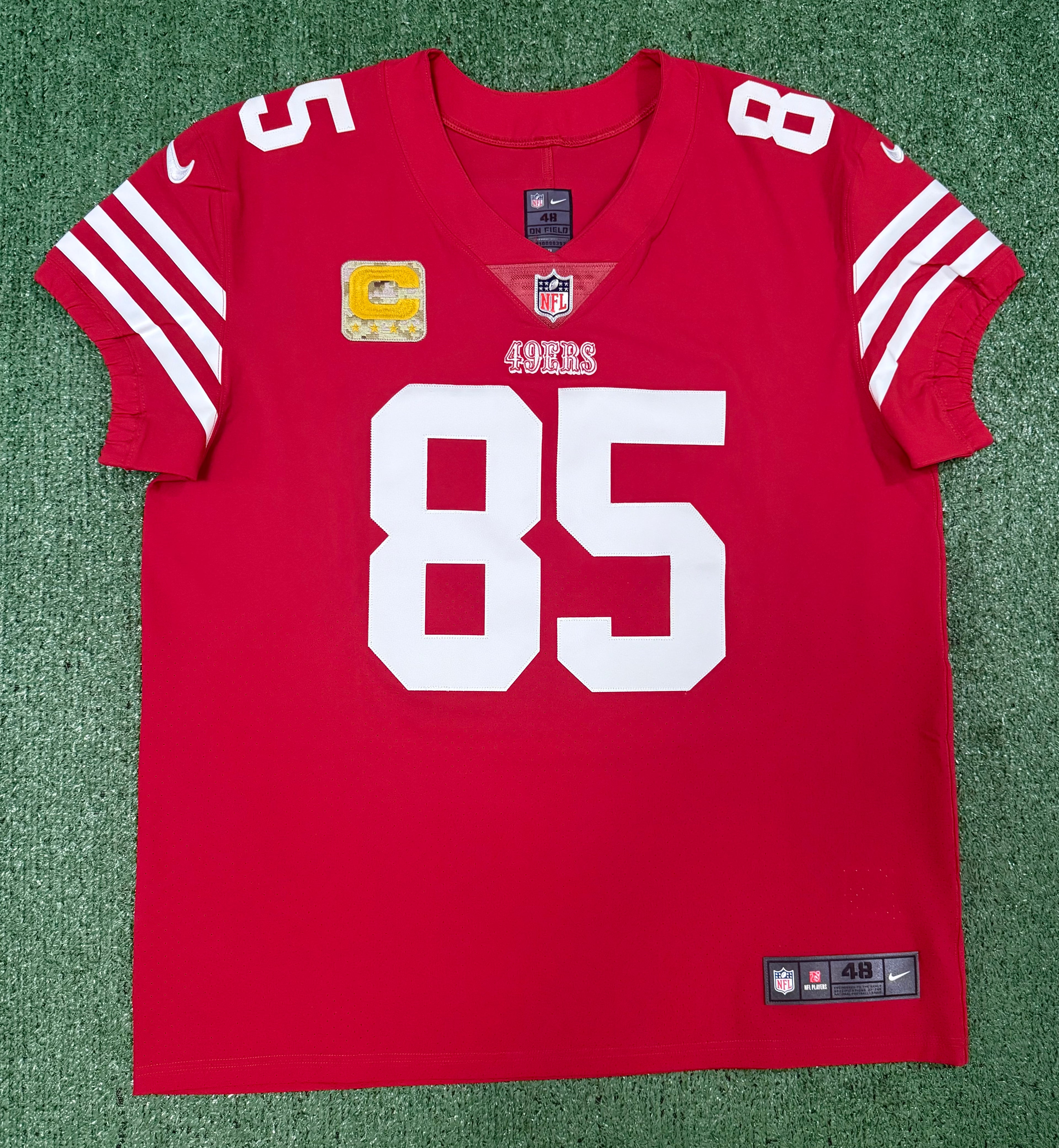 George Kittle San Francisco 49ers  Jersey #85 Nike Vapor Elite Red Size 48 (XL) NFL