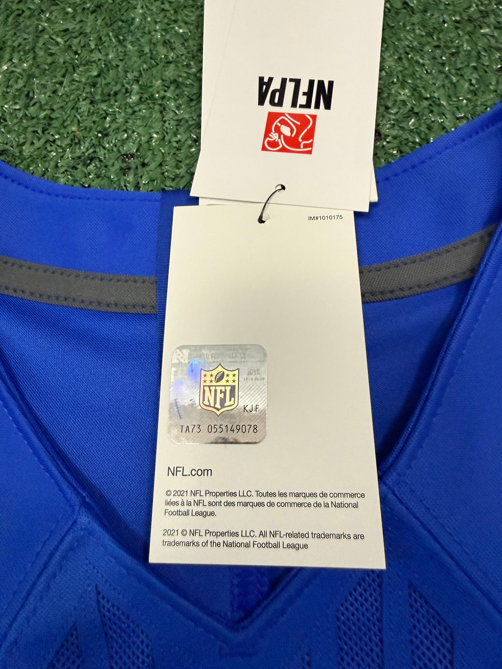 Matthew Stafford Los Angeles Rams Jersey #9 Nike Vapor Fuse Limited Stitched Blue Size (Large) NFL