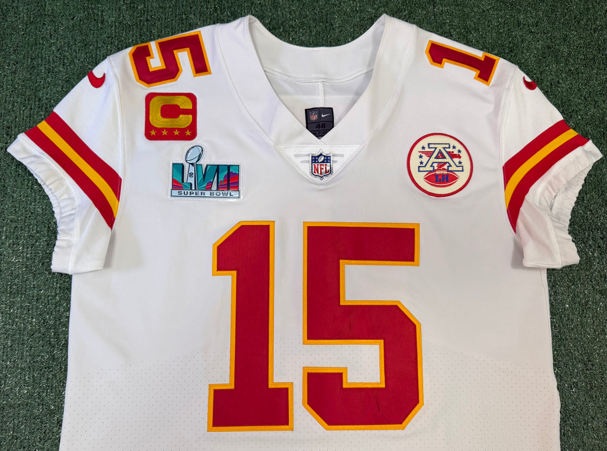 Patrick Mahomes Kansas City Chiefs Jersey #15 Nike Vapor Elite White Size 48 (XL) NFL READ DESCRIPTION