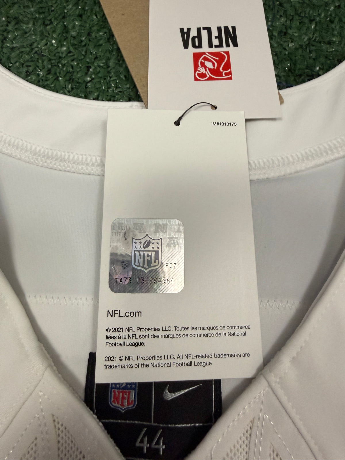 Christian McCaffrey San Francisco 49ers Jersey #23 Nike Vapor FUSE Elite White Size 44 (Large) NFL
