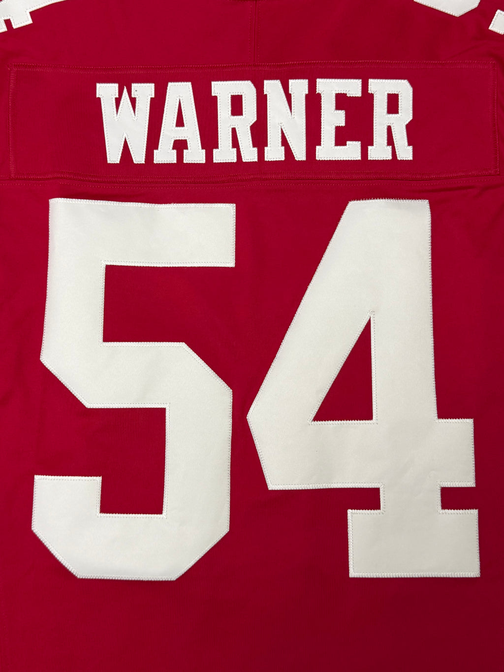 Fred Warner San Francisco 49ers Jersey #54 Nike Vapor Fuse Limited Stitched Red Size (Medium) NFL