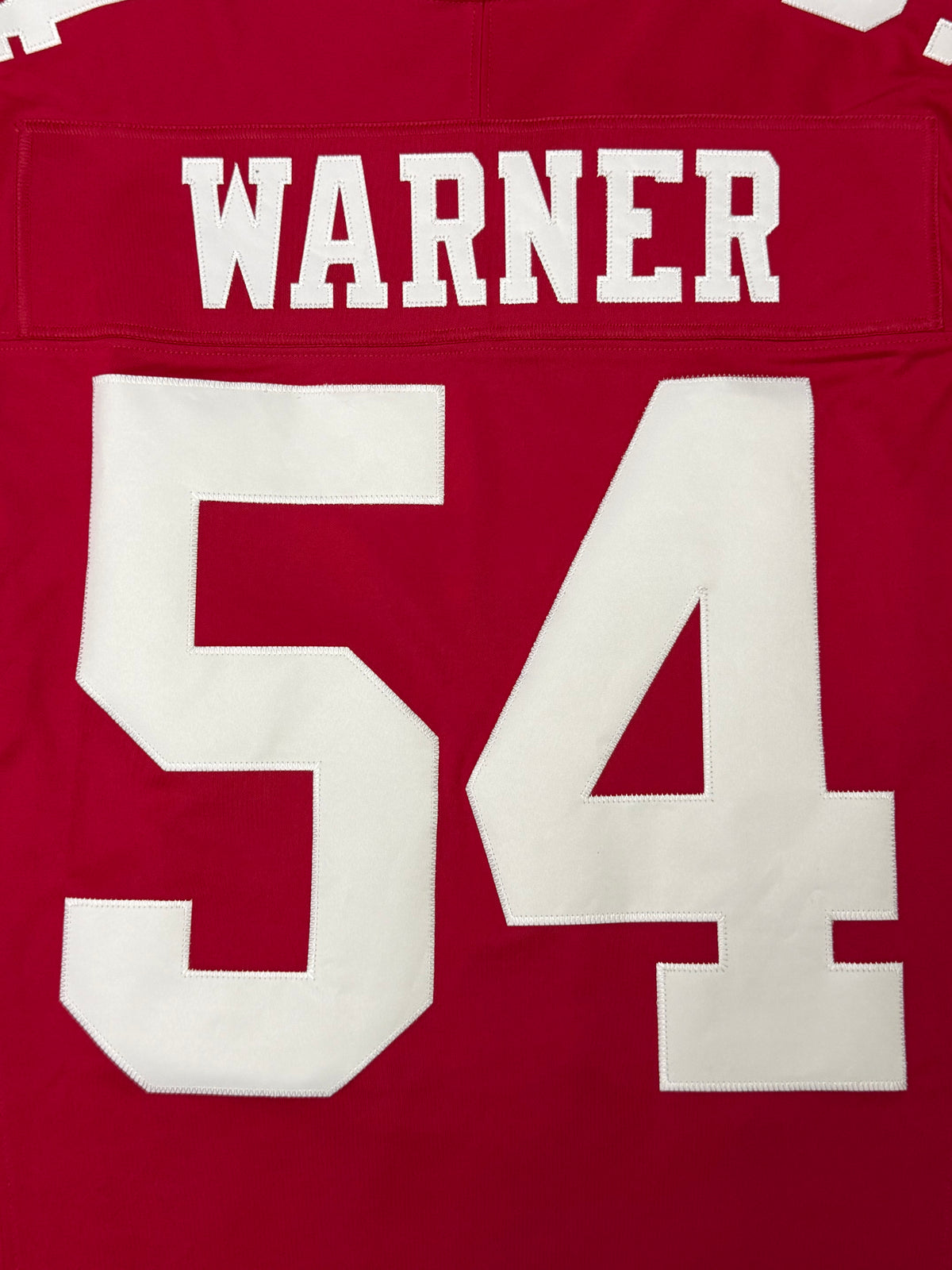 Fred Warner San Francisco 49ers Jersey #54 Nike Vapor Fuse Limited Stitched Red Size (Medium) NFL