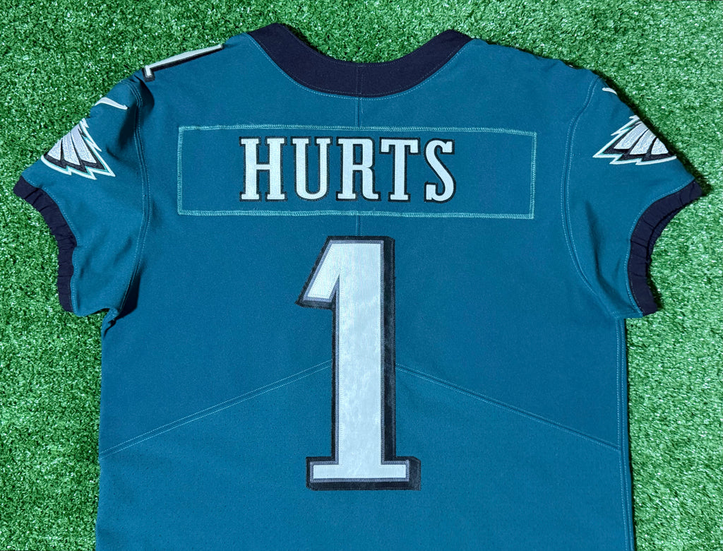 Jalen Hurts Philadelphia Eagles Jersey #1 Nike Vapor Elite Green size 44 (Large) NFL
