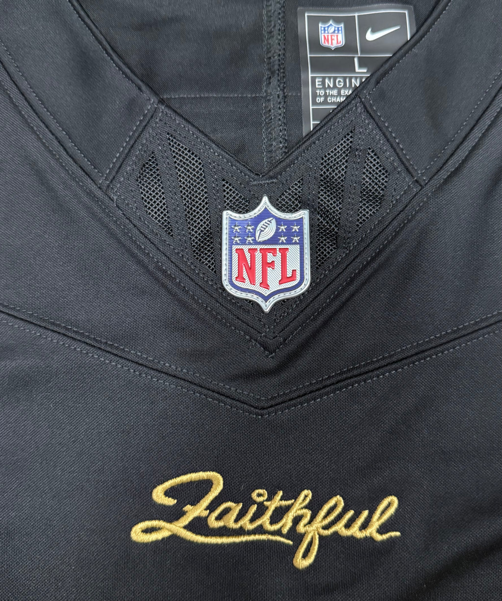Christian McCaffrey San Francisco 49ers Jersey #23 Rivalry Limited Black Size (Large) NFL