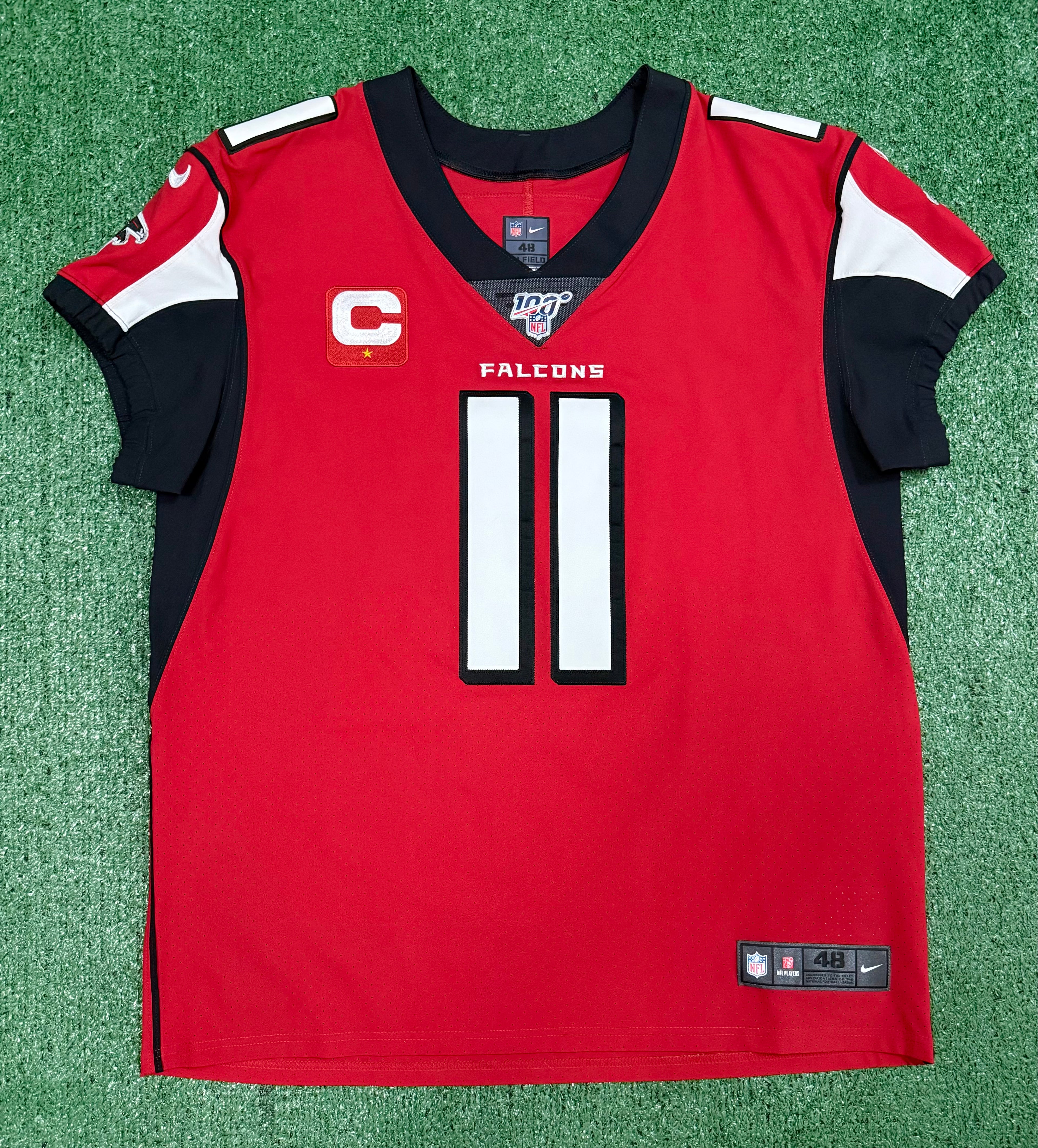 Julio Jones Atlanta Falcons Jersey #11 Nike Vapor Elite Red Size 48 (XL) NFL