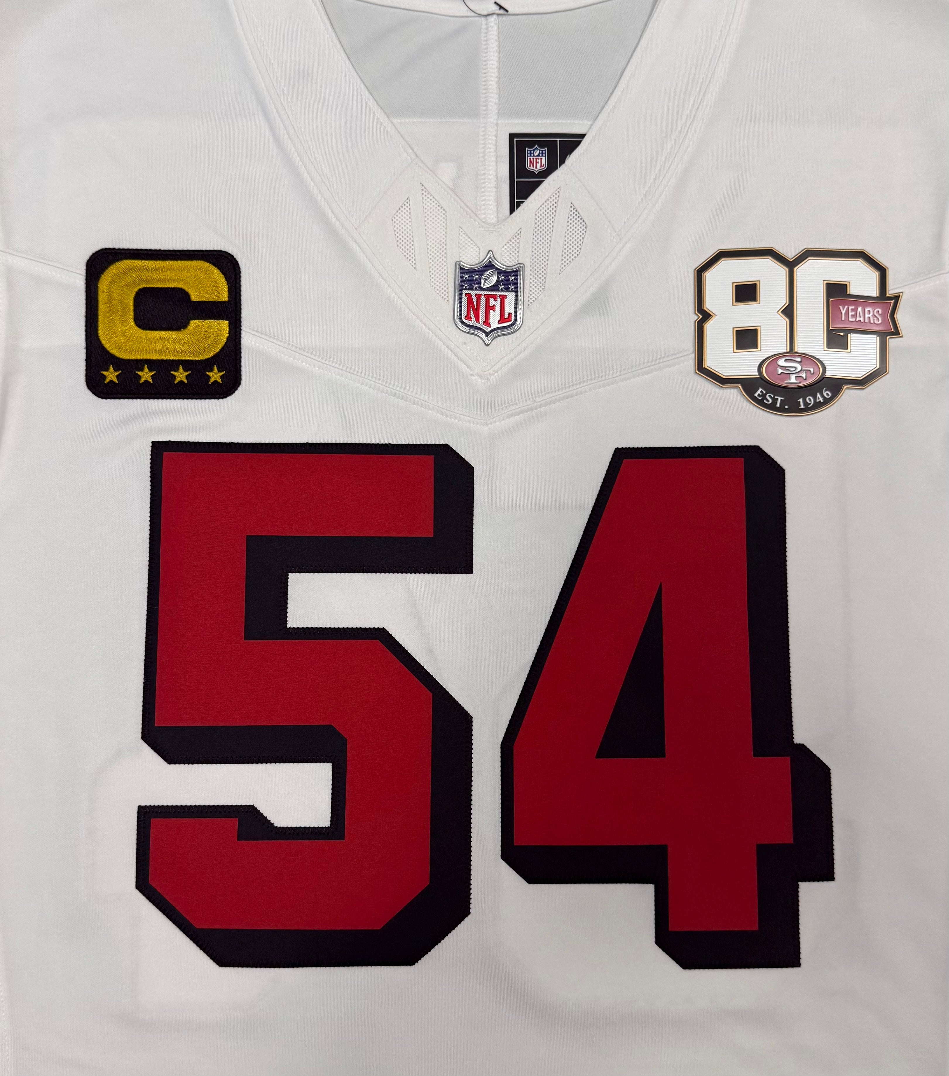 Fred Warner San Francisco 49ers
Jersey #54 Nike FUSE Limited White Size (Large) NFL