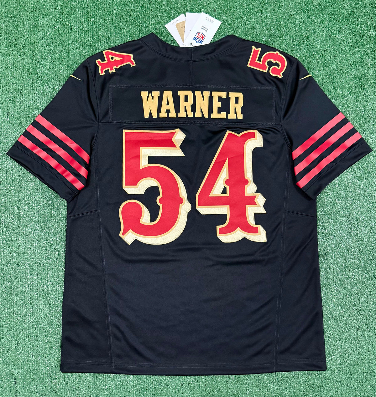 Fred Warner San Francisco 49ers Jersey #54 Nike FUSE Rivalry Black  Size (Large) NFL