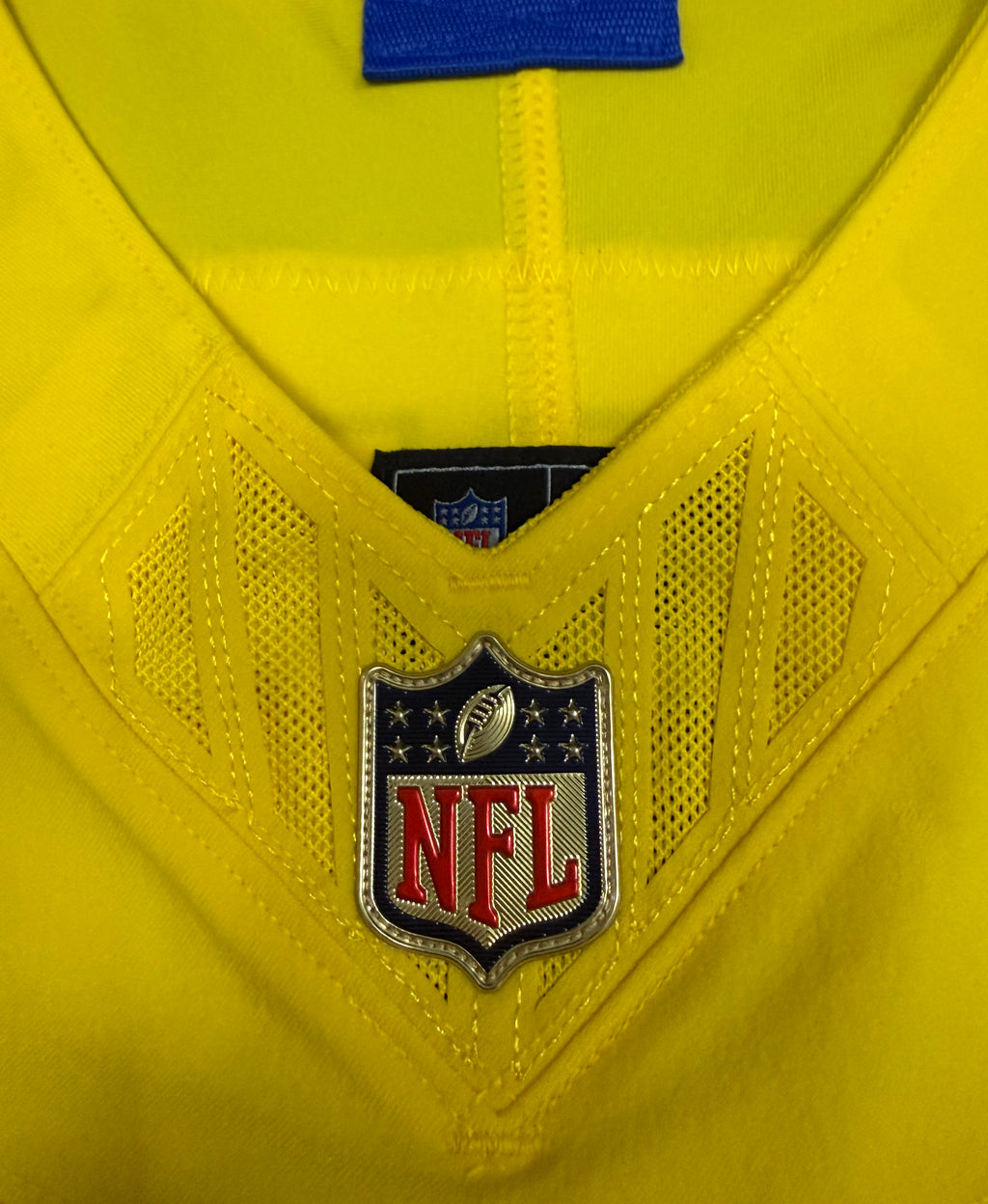 Myles Garrett Los Angeles Rams Jersey #95 Nike Vapor FUSE Elite Yellow Size 40 (Medium) NFL