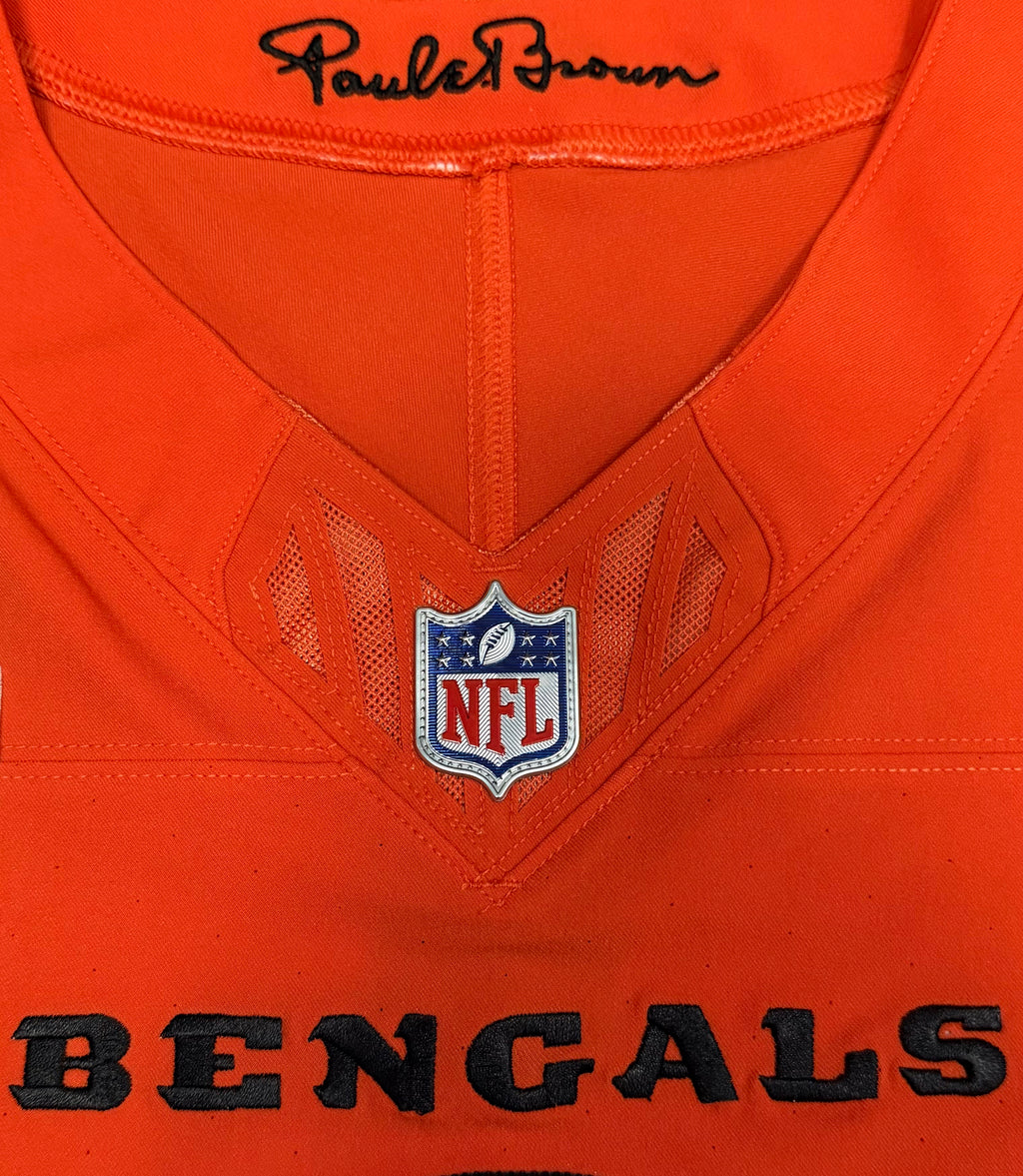 Joe Burrow Cincinnati Bengals Jersey #9 Nike Vapor FUSE Elite Orange Size 44 (L) NFL