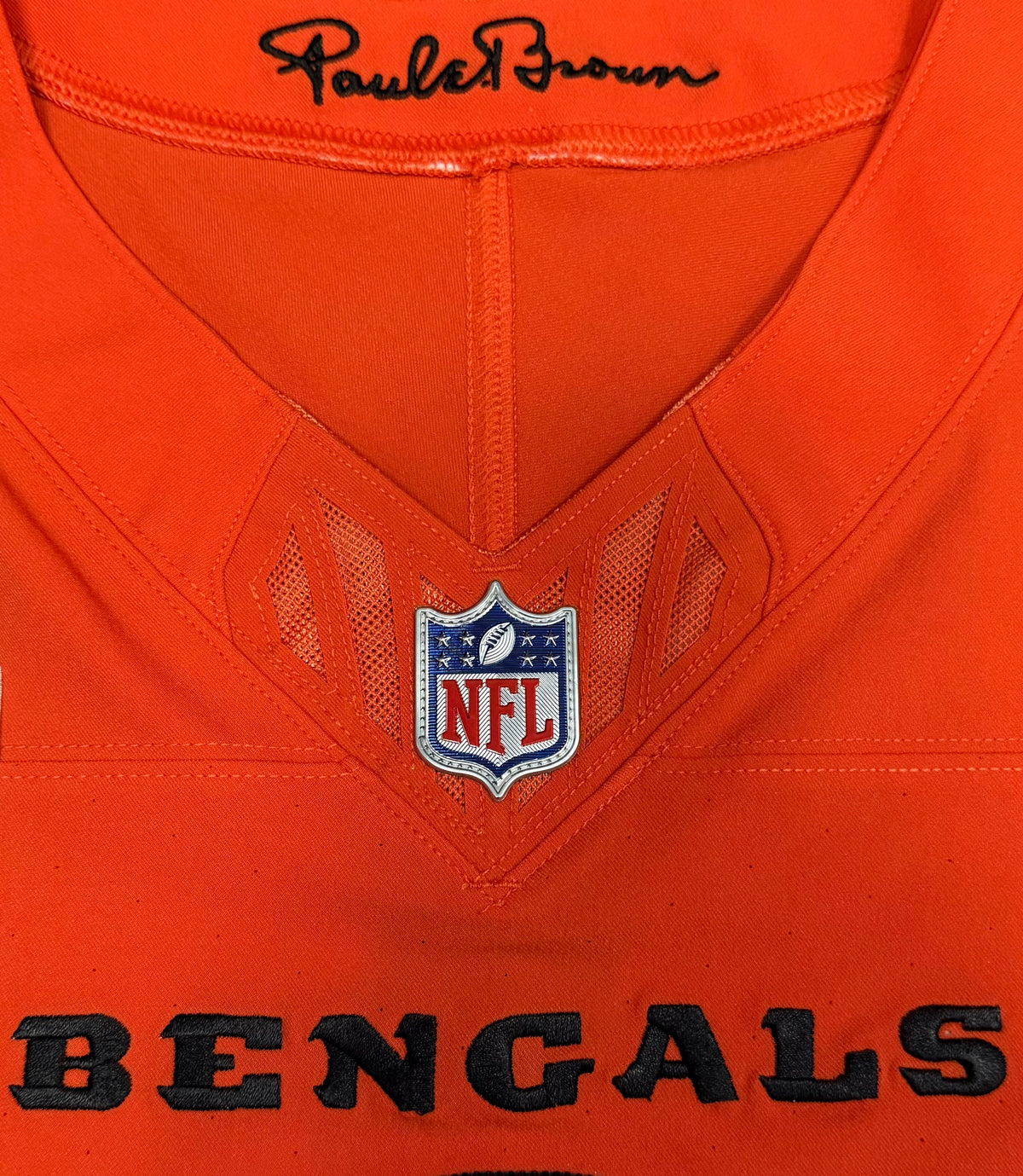 Joe Burrow Cincinnati Bengals Jersey #9 Nike Vapor FUSE Elite Orange Size 44 (L) NFL