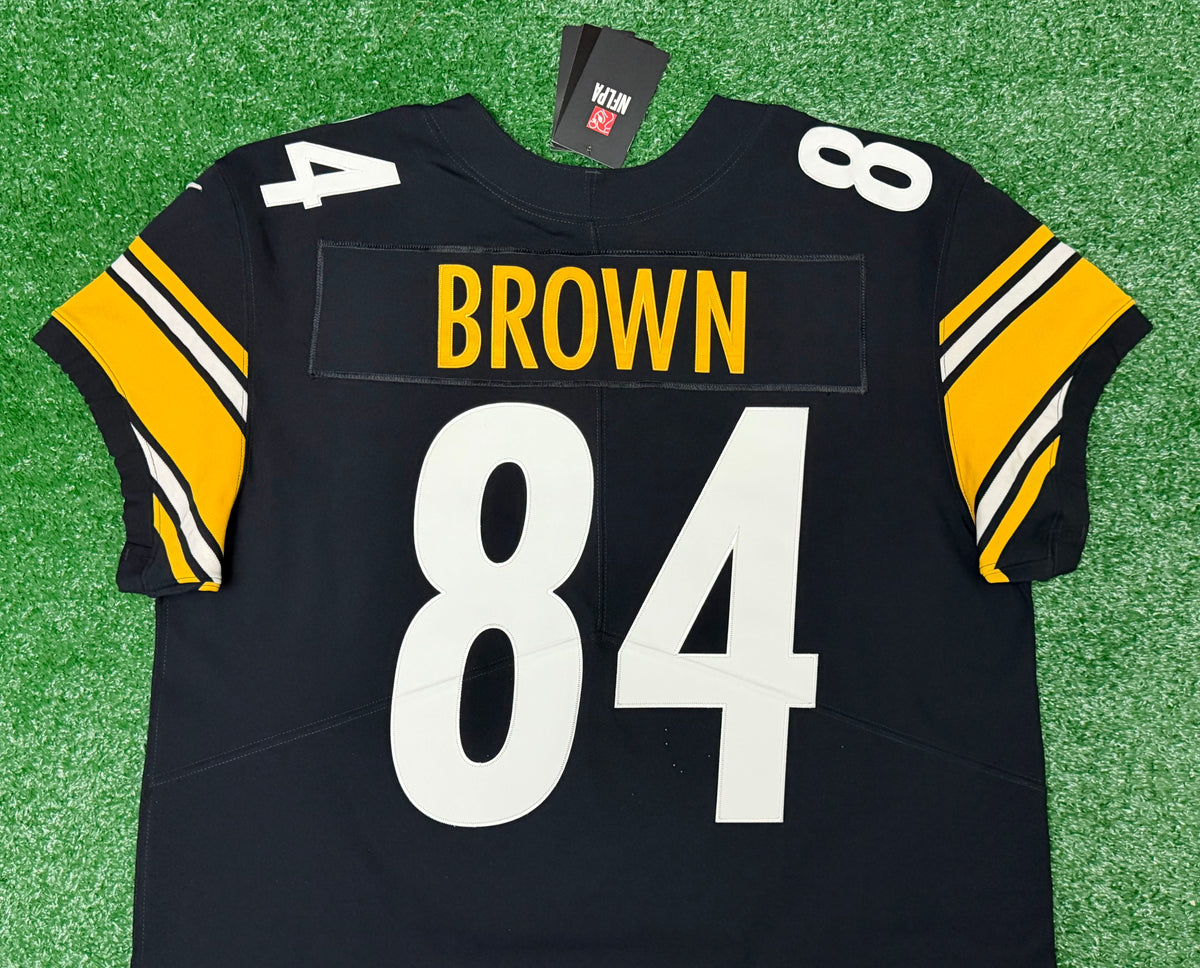 Antonio Brown Pittsburgh Steelers Jersey #84 Nike Vapor Elite Black Size 48 (XL) NFL