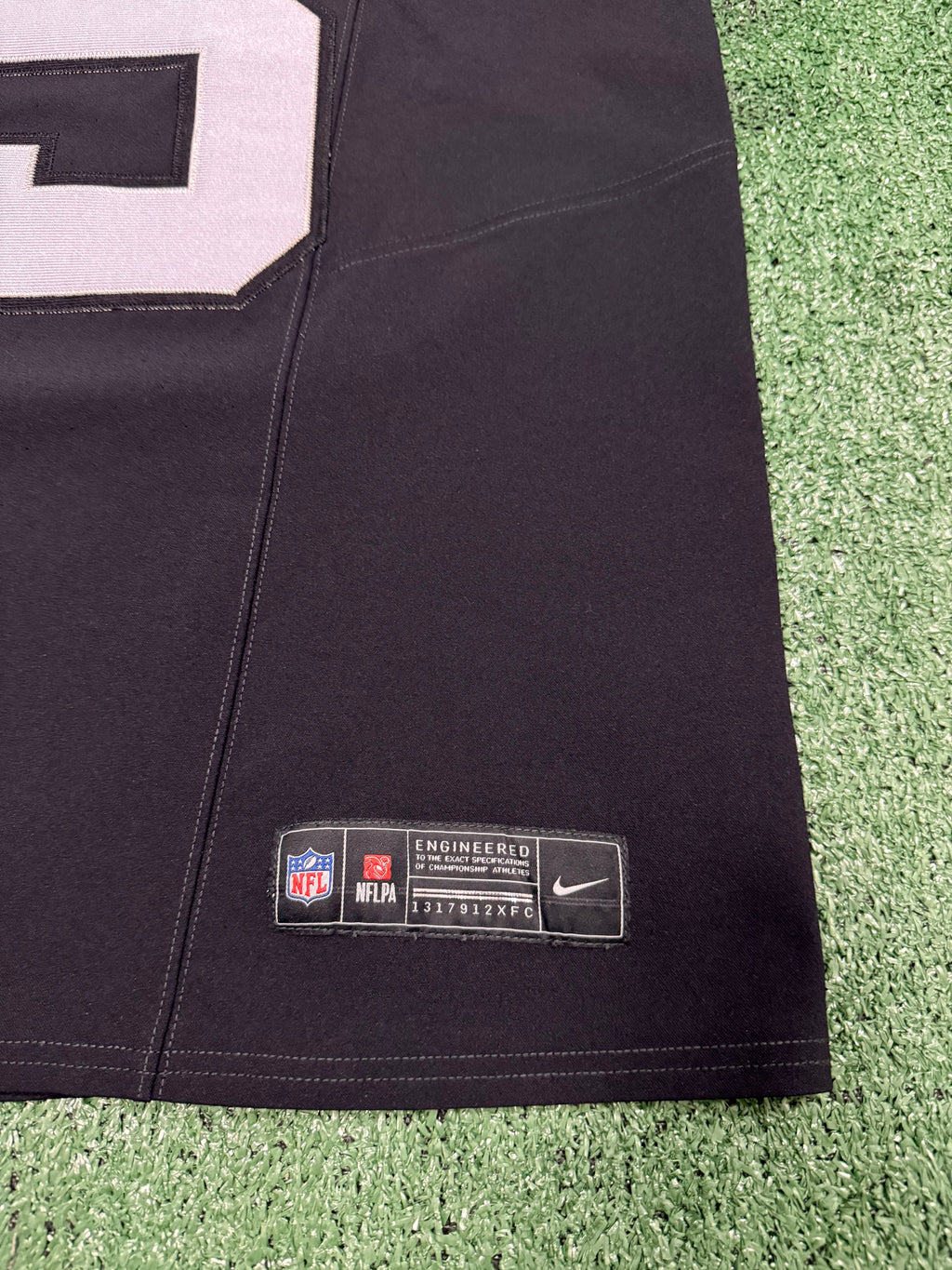 Fernando Mendoza Las Vegas Raiders Jersey #15 Nike Vapor Fuse Elite Black Size 44 (L) NFL