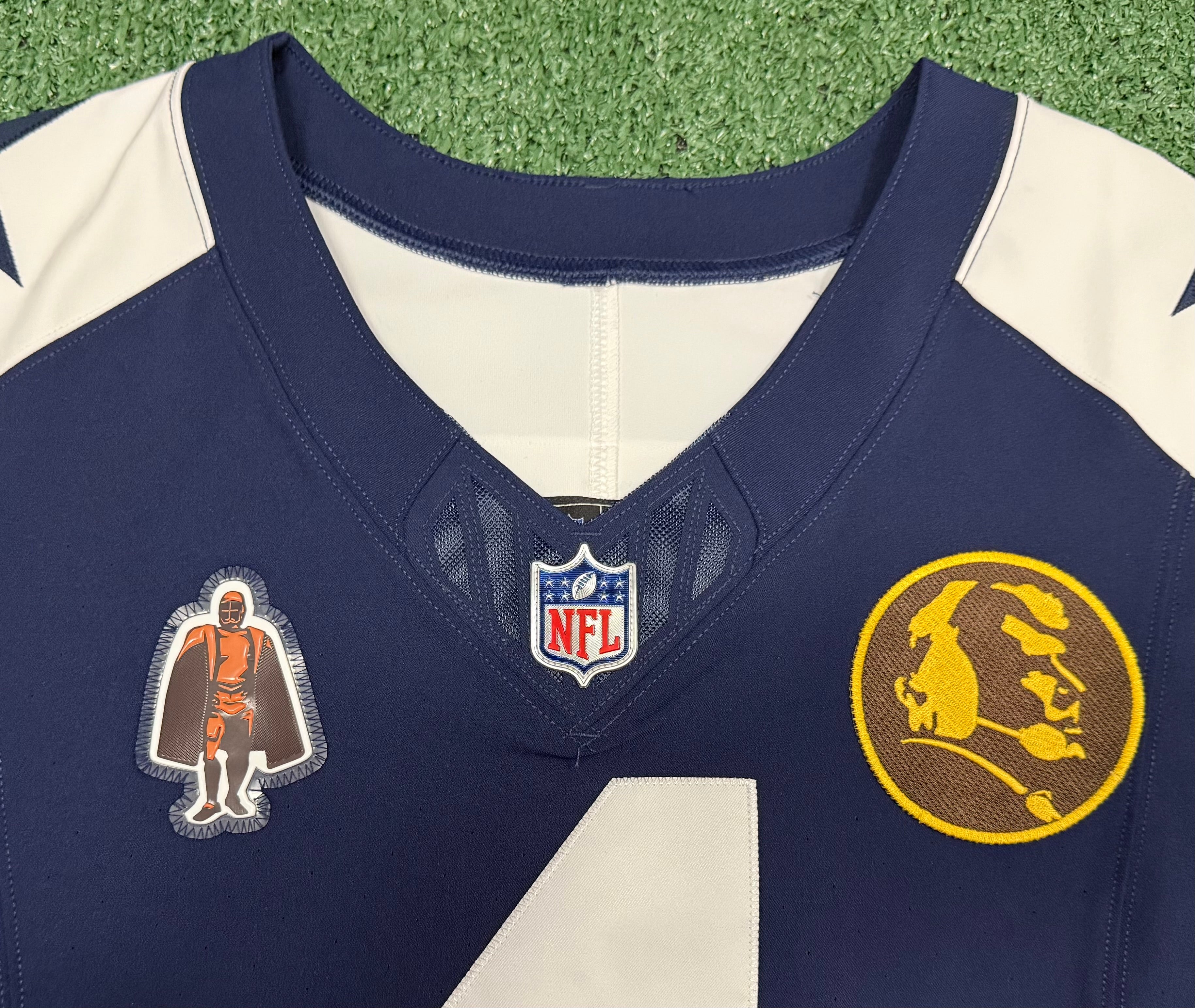 Dak Prescott Dallas Cowboys Jersey #4 Nike Vapor Fuse Elite Navy Size 48 (XL) NFL