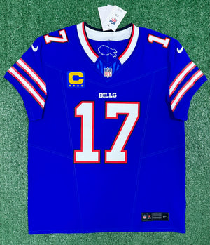 Josh Allen Buffalo Bills Jersey #17 Nike Vapor Fuse Elite Blue Size 44 (L) NFL