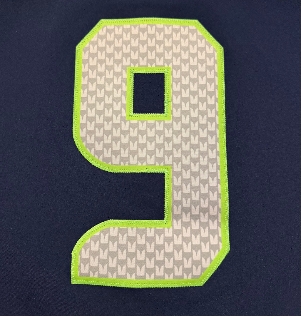 Kenneth Walker III Seattle Seahawks Jersey #9 Nike Vapor FUSE Elite Navy Size 44 (Large) NFL