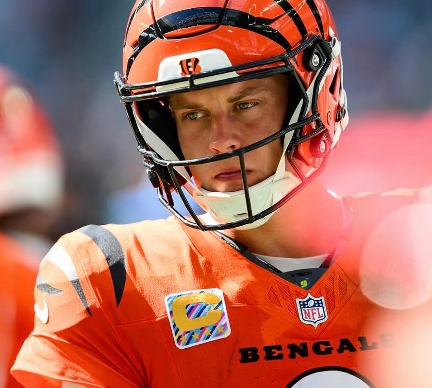 Joe Burrow Cincinnati Bengals Jersey #9 Nike Vapor FUSE Elite Orange Size 44 (L) NFL