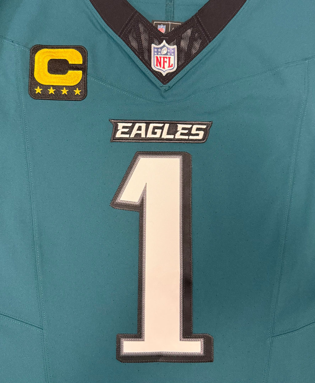 Jalen Hurts Philadelphia Eagles Jersey #1 Nike Vapor FUSE Elite Green size 44 (Large) NFL