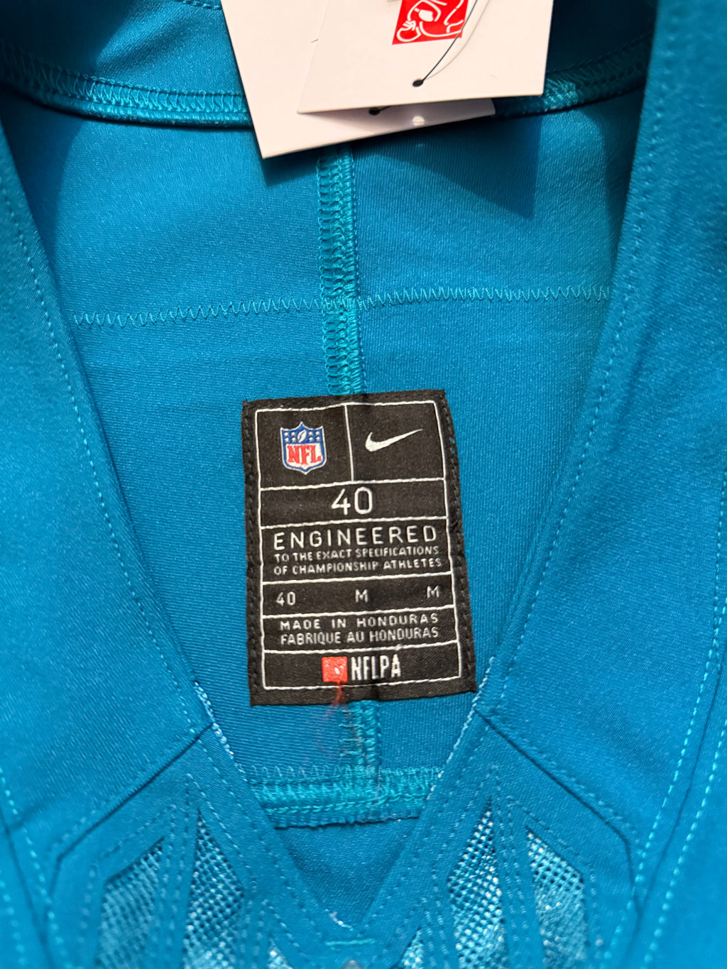 Travis Hunter Jacksonville Jaguars Jersey #12 Nike Vapor Fuse Elite Teal Size 40 (M) NFL