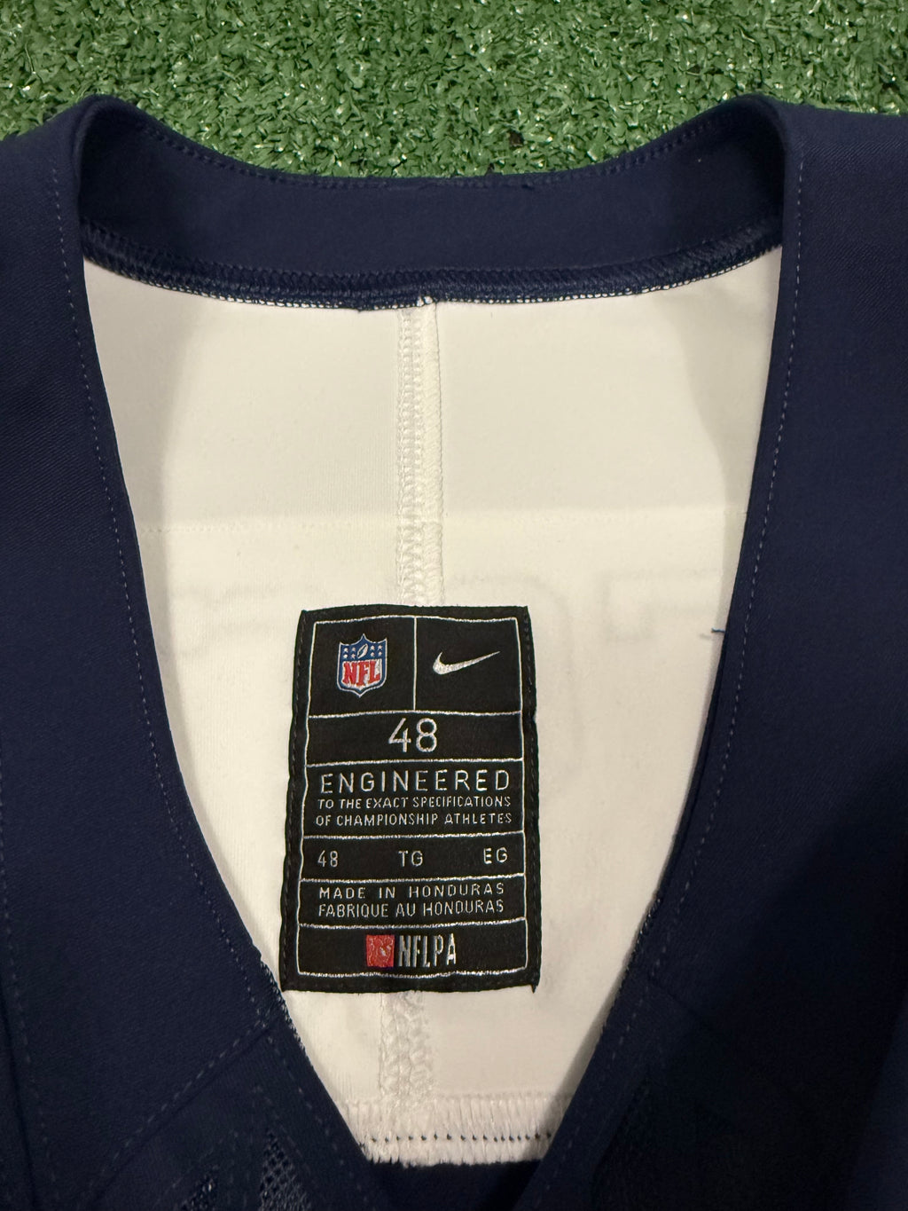 Dak Prescott Dallas Cowboys Jersey #4 Nike Vapor Fuse Elite Navy Size 48 (XL) NFL