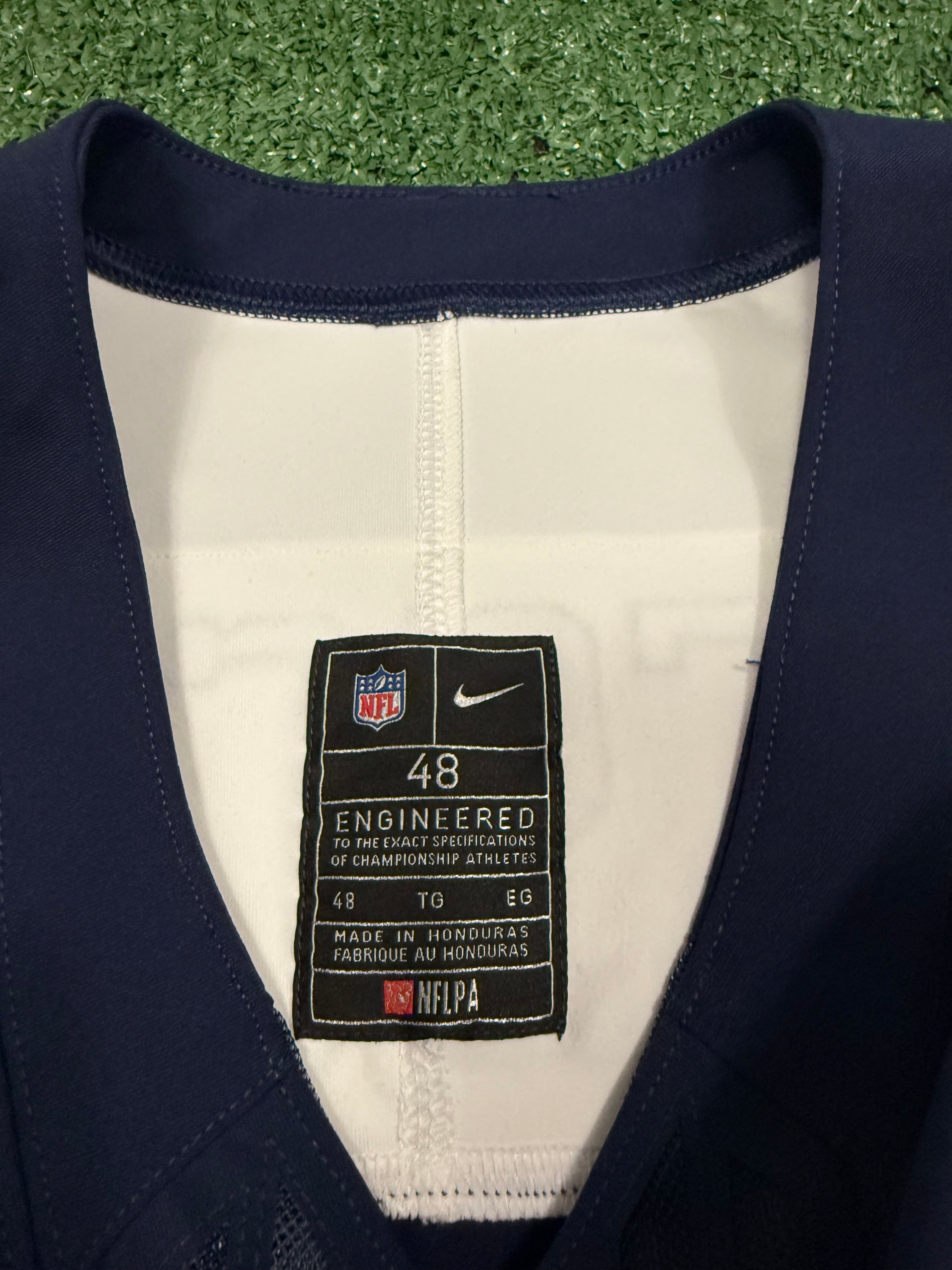 Dak Prescott Dallas Cowboys Jersey #4 Nike Vapor Fuse Elite Navy Size 48 (XL) NFL