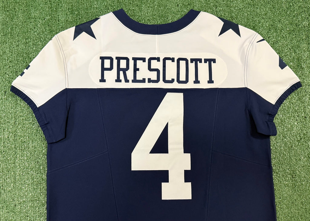 Dak Prescott Dallas Cowboys Jersey #4 Nike Vapor Fuse Elite Navy Size 48 (XL) NFL
